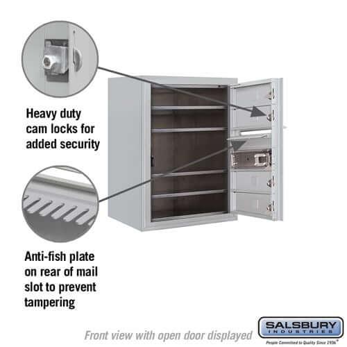 4C Horizontal Mailbox with 4 Doors - Your Locker Store