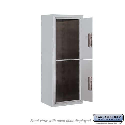 4C Horizontal Parcel Locker with 2 Doors - Your Locker Store