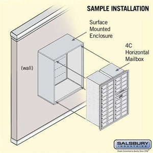 4C Horizontal Mailbox with 20 Doors