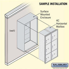 Load image into Gallery viewer, 4C Horizontal Parcel Locker with 6 Parcel Doors