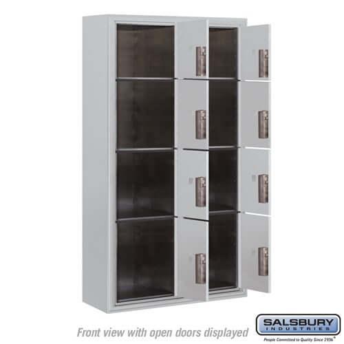 4C Horizontal Mailbox with 8 Parcel Lockers - Your Locker Store