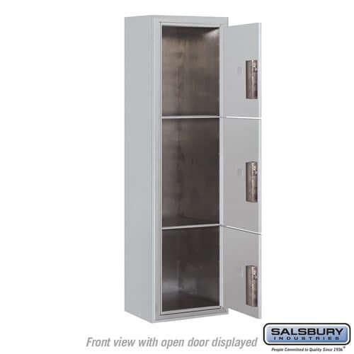 4C Horizontal Parcel Locker with 3 Doors - Your Locker Store