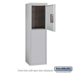 Free-Standing 4C Horizontal Parcel Locker with 1 Door