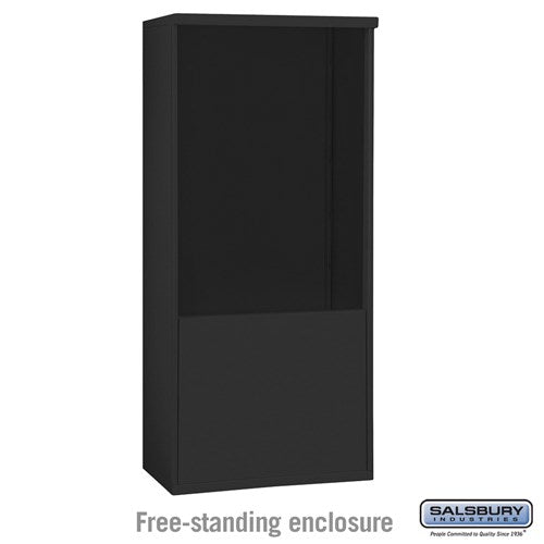 Free-Standing Enclosure — 4C Horizontal Mailboxes