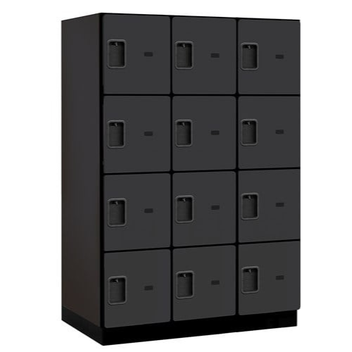 Designer Wood Locker — 4 Tier, 3 Wide