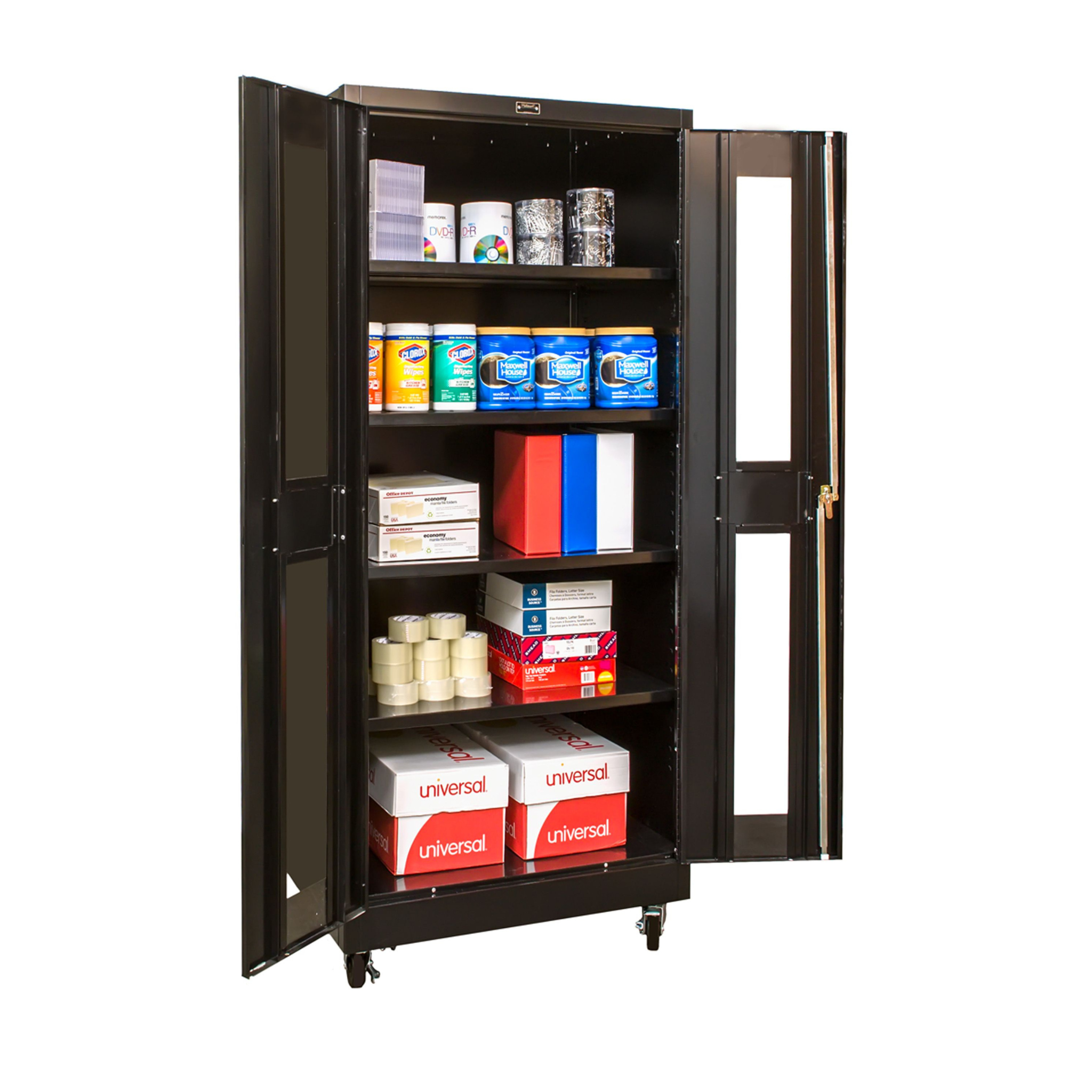 400 Series Commercial Storage Metal Cabinet — Safety View Door [Mobile]