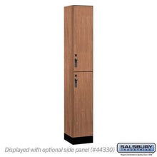 Load image into Gallery viewer, Premier Wood Locker — 2 Tier, 1 Wide