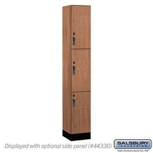 Load image into Gallery viewer, Premier Wood Locker — 3 Tier, 1 Wide