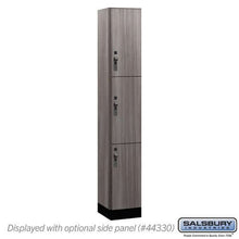 Load image into Gallery viewer, Premier Wood Locker — 3 Tier, 1 Wide