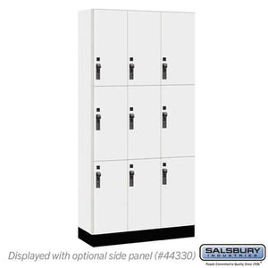 Premier Wood Locker — 3 Tier, 3 Wide