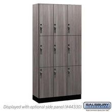 Load image into Gallery viewer, Premier Wood Locker — 3 Tier, 3 Wide