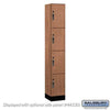 Premier Wood Locker — 4 Tier, 1 Wide - Your Locker Store