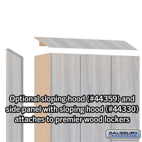 Sloping Hood — Premier Wood Lockers - Your Locker Store