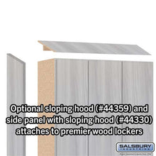 Load image into Gallery viewer, Sloping Hood — Premier Wood Lockers