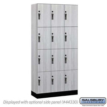 Load image into Gallery viewer, Premier Wood Locker — 4 Tier, 3 Wide