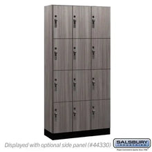 Load image into Gallery viewer, Premier Wood Locker — 4 Tier, 3 Wide