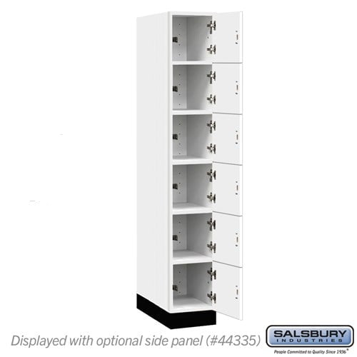 Premier Wood Locker — 6 Tier, 1 Wide