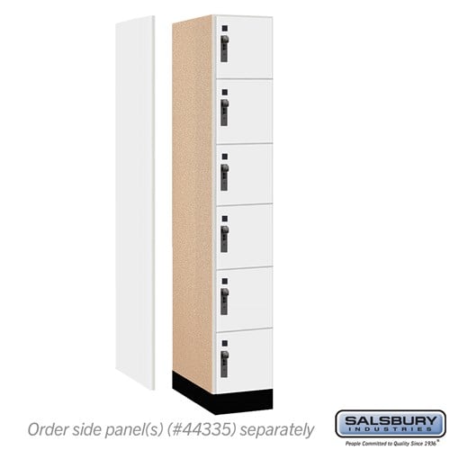 Premier Wood Locker — 6 Tier, 1 Wide