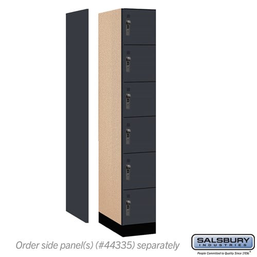 Premier Wood Locker — 6 Tier, 1 Wide