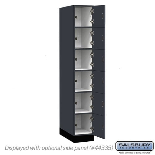 Premier Wood Locker — 6 Tier, 1 Wide