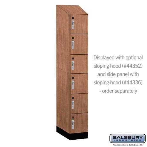 Premier Wood Locker — 6 Tier, 1 Wide