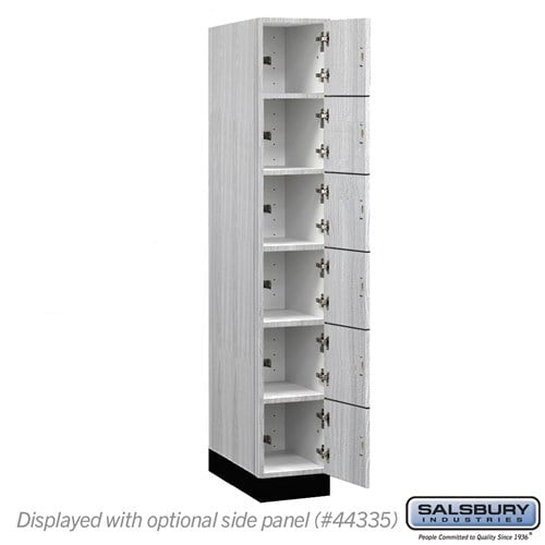 Premier Wood Locker — 6 Tier, 1 Wide