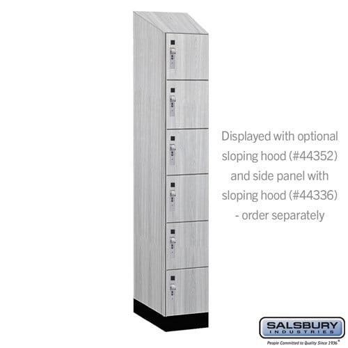 Premier Wood Locker — 6 Tier, 1 Wide