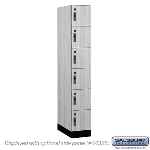 Premier Wood Locker — 6 Tier, 1 Wide
