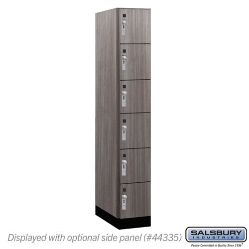 Premier Wood Locker — 6 Tier, 1 Wide