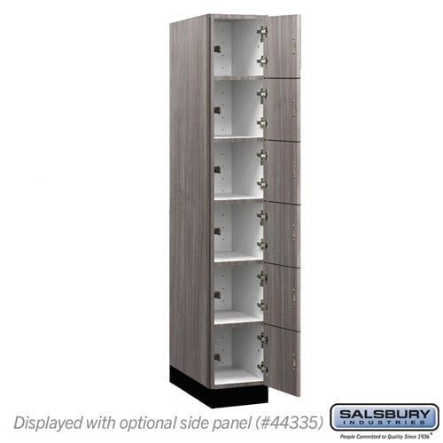 Premier Wood Locker — 6 Tier, 1 Wide