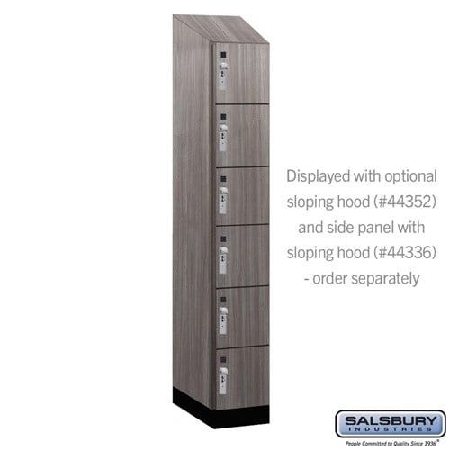 Premier Wood Locker — 6 Tier, 1 Wide