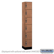 Load image into Gallery viewer, Premier Wood Locker — 6 Tier, 1 Wide