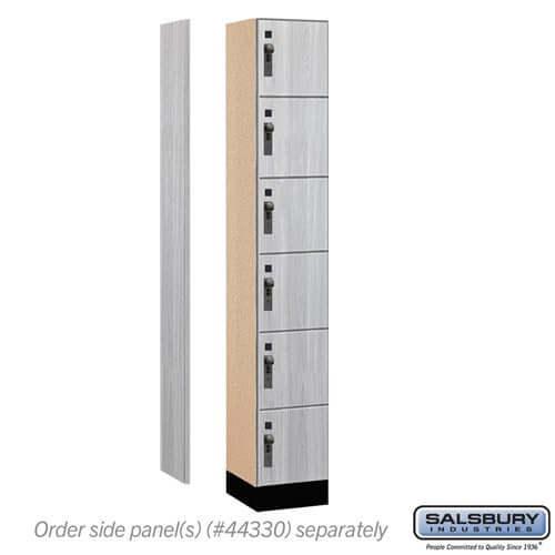 Premier Wood Locker — 6 Tier, 1 Wide - Your Locker Store