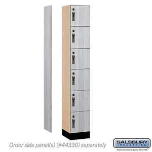 Premier Wood Locker — 6 Tier, 1 Wide