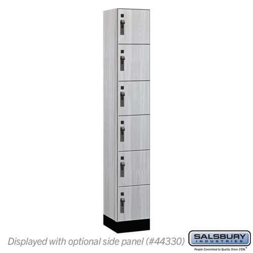 Premier Wood Locker — 6 Tier, 1 Wide