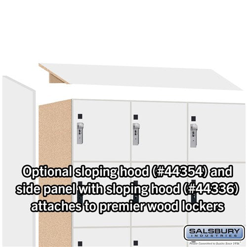 Premier Wood Locker — 6 Tier, 3 Wide