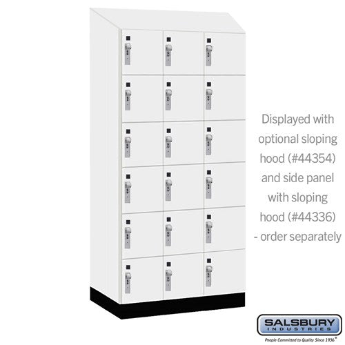 Premier Wood Locker — 6 Tier, 3 Wide