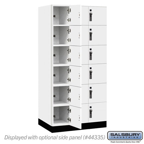 Premier Wood Locker — 6 Tier, 3 Wide