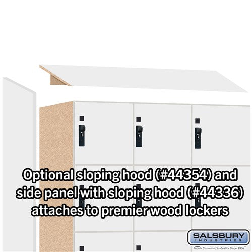 Premier Wood Locker — 6 Tier, 3 Wide