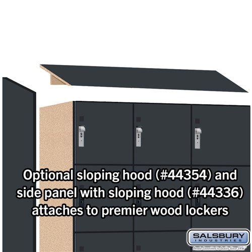 Premier Wood Locker — 6 Tier, 3 Wide