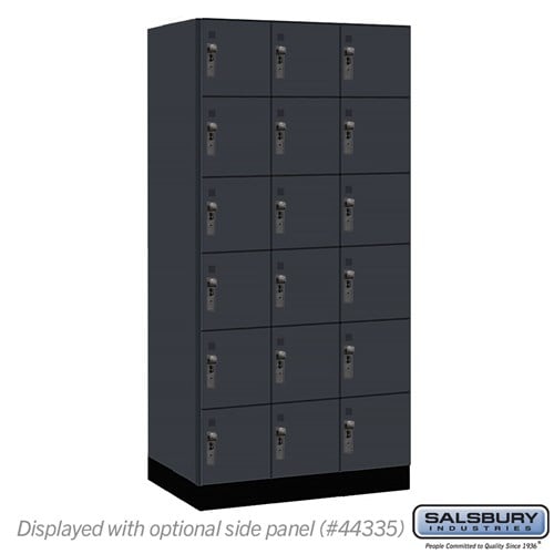 Premier Wood Locker — 6 Tier, 3 Wide