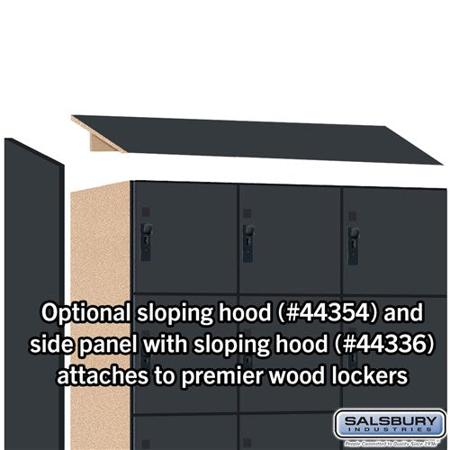 Premier Wood Locker — 6 Tier, 3 Wide