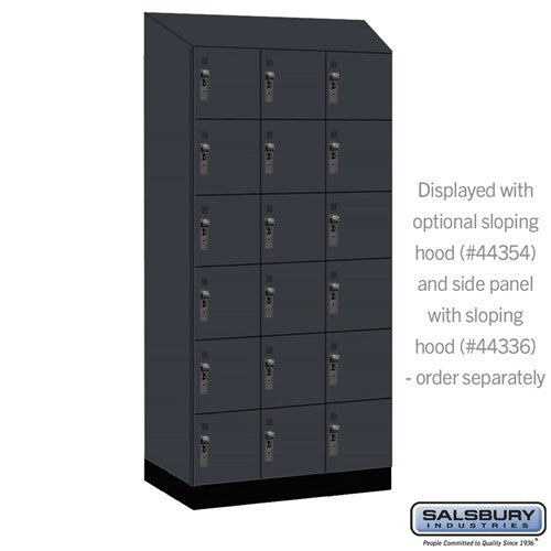 Premier Wood Locker — 6 Tier, 3 Wide