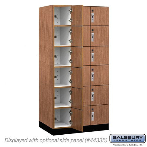 Premier Wood Locker — 6 Tier, 3 Wide