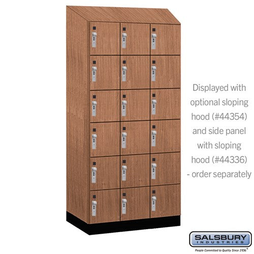 Premier Wood Locker — 6 Tier, 3 Wide