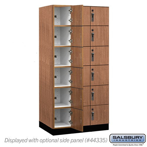 Premier Wood Locker — 6 Tier, 3 Wide