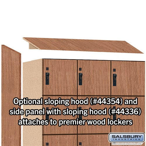 Premier Wood Locker — 6 Tier, 3 Wide