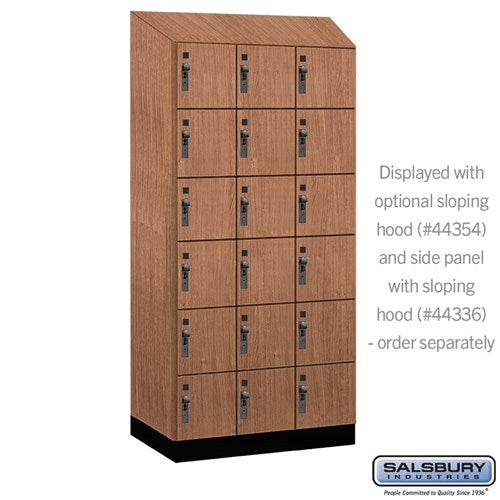 Premier Wood Locker — 6 Tier, 3 Wide