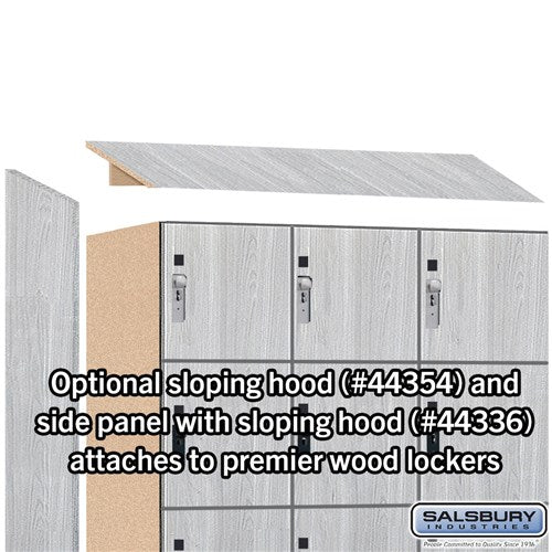 Premier Wood Locker — 6 Tier, 3 Wide