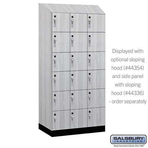 Premier Wood Locker — 6 Tier, 3 Wide